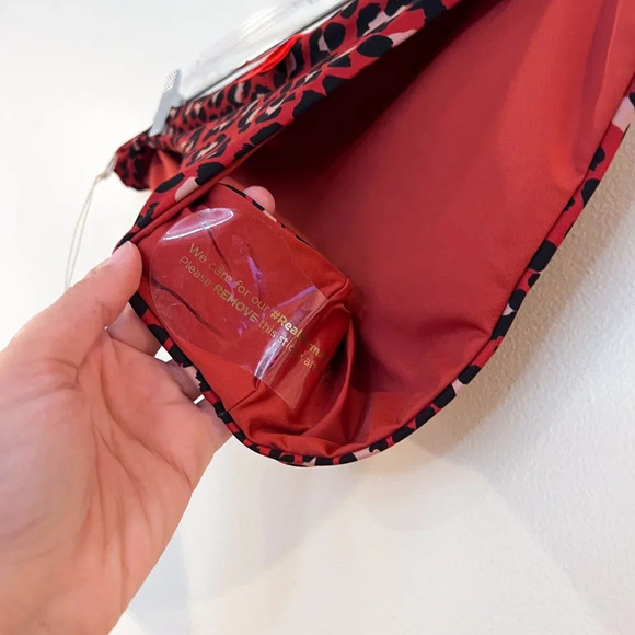 MAAJI Reversible Red Leopard Floral Cut Out Back Tropical Resortwear Bikini M/XL - Picture 12 of 12